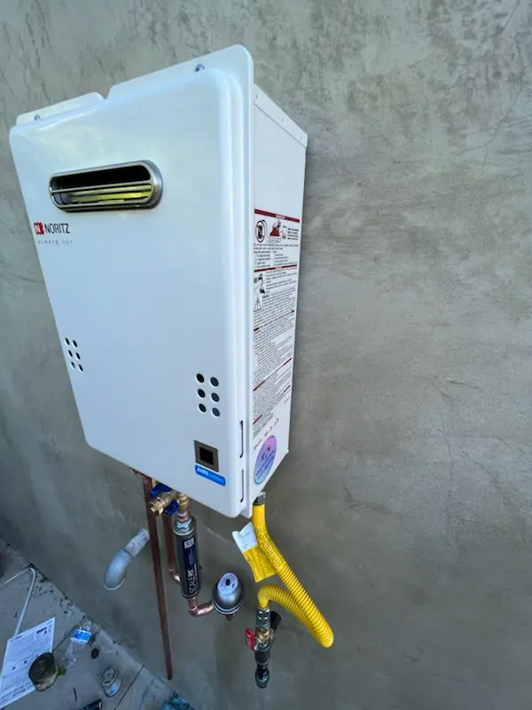 Tankless water heater installation for Hume homes